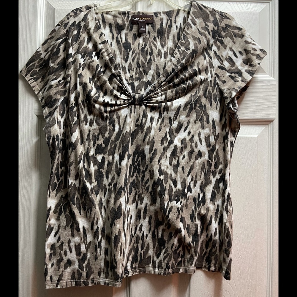 Tiger print top